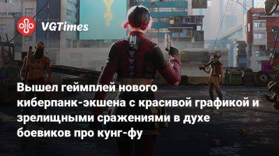 Вышел геймплей нового киберпанк-экшена с красивой графикой и зрелищными сражениями в духе боевиков про кунг-фу - vgtimes.ru