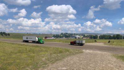Новые скриншоты из будущего DLC Небраска для American Truck Simulator - Поля, прерии и реки - playground.ru - Сша - штат Небраска