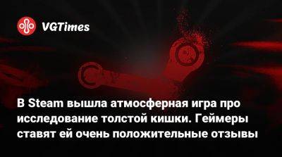 В Steam вышла атмосферная игра про исследование толстой кишки. Геймеры ставят ей очень положительные отзывы - vgtimes.ru