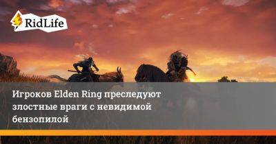 Игроков Elden Ring преследуют злостные враги с невидимой бензопилой - ridus.ru