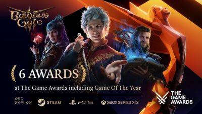 Объявили победителей The Game Awards: Baldur's Gate 3 – триумфатор церемонии - games.24tv.ua