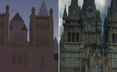 Гарри Поттер - Harry Potter - Эволюция виртуального Хогвартса за 20 лет. Замок из Harry Potter 2002 года сравнили с Hogwarts Legacy - gametech.ru