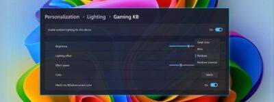 В Windows 11 появится функция для управления RGB-подсветкой игровых аксессуаров - playground.ru