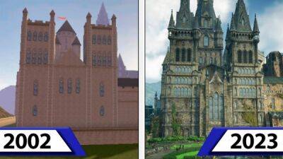 Гарри Поттер - Новое сравнительное видео Hogwarts Legacy демонстрирует эволюция замка Хогвартс в играх за 20 лет - playground.ru