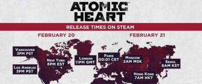 Точное время релиза Atomic Heart - zoneofgames.ru - Россия - Москва