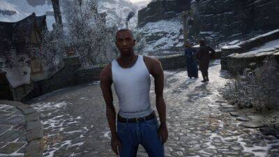 Си-Джей из GTA: San Andreas появился в Hogwarts Legacy благодаря новому моду - igromania.ru