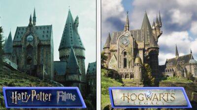 Гарри Поттер - Локации из Hogwarts Legacy сравнили с кадрами из фильмов о Гарри Поттере - playground.ru