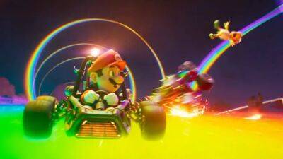 Chris Pratt - Seth Rogen - Mario De-Super - Super Mario Bros. Movie regisseur onthult hoe Rainbow Road tot leven kwam - ru.ign.com