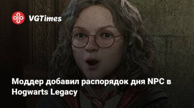 Моддер добавил распорядок дня NPC в Hogwarts Legacy - vgtimes.ru