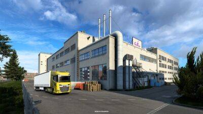 Новые скриншоты переделки Швейцарии для Euro Truck Simulator 2 - шоколадная фабрика - playground.ru - Швейцария - Берн - Женева