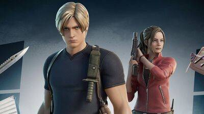 Нил Дракман - Леон и Клэр из Resident Evil отправились в Fortnite - gametech.ru