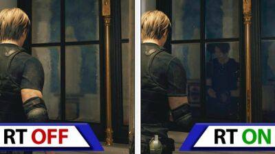 Сравнительное видео ремейка Resident Evil 4 показывает игру с трассировкой лучей и без нее - playground.ru