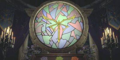 Resident Evil 4: головоломка в церкви с разноцветными стеклами - gameinonline.com