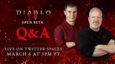 Род Фергюссон - Джон Шель - 7 марта разработчики Diablo IV ответят на вопросы игроков о бета-тестировании - noob-club.ru