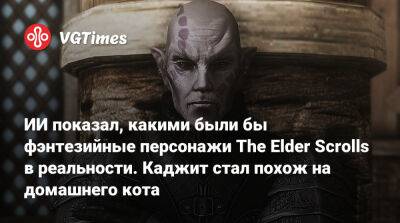 ИИ показал, какими были бы фэнтезийные персонажи The Elder Scrolls в реальности. Каджит стал похож на домашнего кота - vgtimes.ru