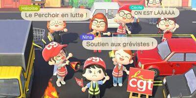 Эммануэль Макрон - В Animal Crossing вспыхнули протесты французов против повышения пенсионного возраста - gametech.ru - Франция
