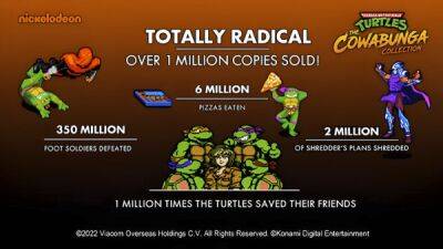 Продажи Teenage Mutant Ninja Turtles: The Cowabunga Collection превысили миллион копий - playground.ru