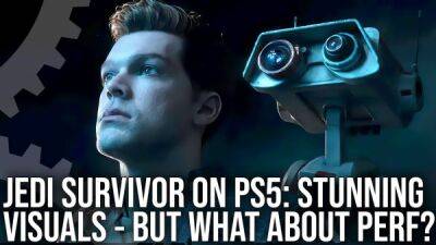 По данным Digital Foundry, Star Wars Jedi Survivor на PS5 работает в разрешениях "предыдущего поколения" - playground.ru