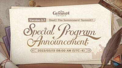 Дата проведения презентации патча 3.7 для Genshin Impact - mmo13.ru