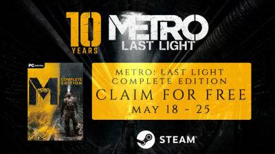 В Steam бесплатно отдают Metro: Last Light с всеми расширениями - lvgames.info - Россия