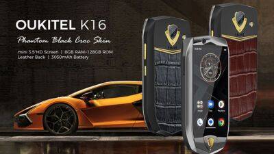 Представлен миниатюрный бизнес-смартфон Oukitel K16 Fashion - cubiq.ru