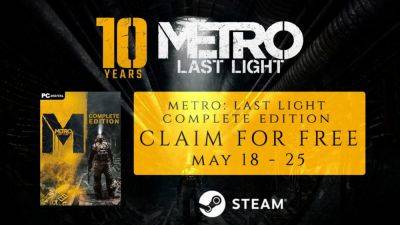 Полное издание Metro Last Light раздают в Steam до 25 мая - trashexpert.ru - Россия
