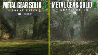 Хидео Кодзим - Первые изображения Metal Gear Solid Delta: Snake Eater сравнили с оригинальной игрой - playground.ru