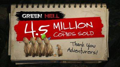 Green Hell - Продано свыше 4,5 млн копий симулятора выживания Green Hell — Разработчики уже готовят следующее обновление - mmo13.ru - Россия