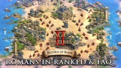 Вся известная информация про дополнение Return of Rome для Age of Empires II: Definitive Edition - mmo13.ru - Rome