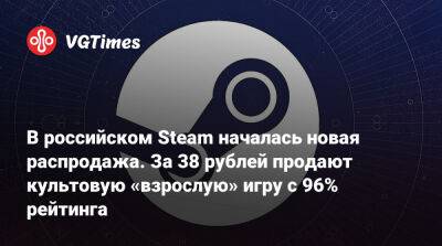 В российском Steam началась новая распродажа. За 38 рублей продают культовую «взрослую» игру с 96% рейтинга - vgtimes.ru