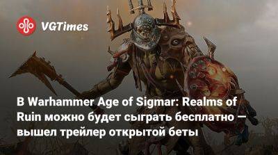 В Warhammer Age of Sigmar: Realms of Ruin можно будет сыграть бесплатно — вышел трейлер открытой беты - vgtimes.ru