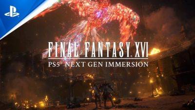 Эффектный трейлер Final Fantasy 16 посвятили особенностям PlayStation 5 - playground.ru