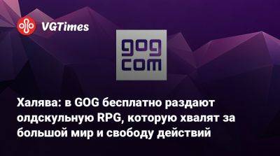 Халява: в GOG бесплатно раздают олдскульную RPG, которую хвалят за большой мир и свободу действий - vgtimes.ru