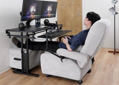 Японская компания Bauhutte выпустила мягкое кресло-софу для геймеров или разработчиков - playground.ru - Япония