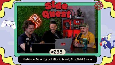 Nintendo Direct groot Mario feest & Starfield was bijna PS5 exclusive - Side Quest Podcast - ru.ign.com