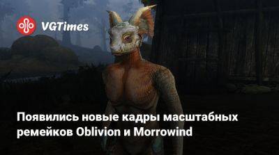 Появились новые кадры масштабных ремейков Oblivion и Morrowind - vgtimes.ru