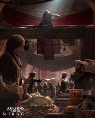 Новый скриншот Assassin's Creed Mirage с изображением Басима и его наставницы Рошан - playground.ru