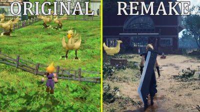 Сцены из Final Fantasy 7 Rebirth сравнили с оригиналом - playground.ru