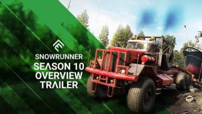 Обзорный трейлер 10-го сезона SnowRunner, который добавляет в игру новый транспорт и локации - playground.ru - Колумбия