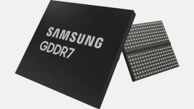 Samsung разработала память GDDR7 для видеокарт следующего поколения со скоростью от 32 Гбит/с до 1,5 ТБ/с - playground.ru