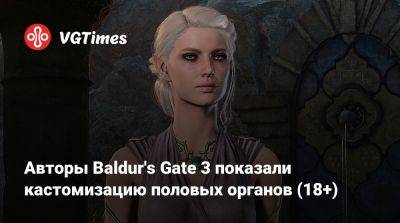 Larian Studios - Авторы Baldur's Gate 3 показали кастомизацию половых органов (18+) - vgtimes.ru
