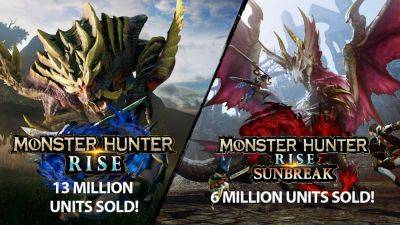 Monster Hunter Rise купили понад 13 млн разів, а Sunbreak - понад 6 млнФорум PlayStation - ps4.in.ua