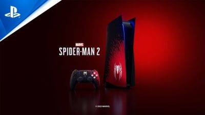 Sony выпустит стилизованные под Marvel's Spider-Man 2 консоль PlayStation 5 и контроллер DualSense - playground.ru - Сан-Диего