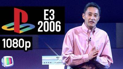 Легендарную пресс-конференцию Sony с E3 2006 впервые можно посмотреть в хорошем качестве - playground.ru