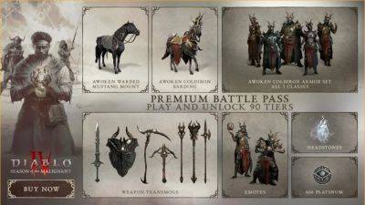 Diablo 4 Season 1 Battle Pass bevat niet genoeg credits om iets uit de store te kopen - of de volgende battle pass - ru.ign.com