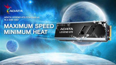ADATA представила новый SSD-накопитель Legend 970 стандарта PCIe Gen5 - cubiq.ru