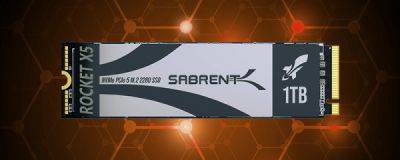 Накопитель Sabrent Rocket X5 PCIe 5.0 NVMe продемонстрировал скорость чтения 14 Гбит/с - playground.ru