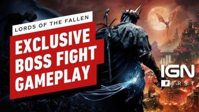 Битва с боссом в новом геймплейном ролике Lords of the Fallen (2023) - playground.ru