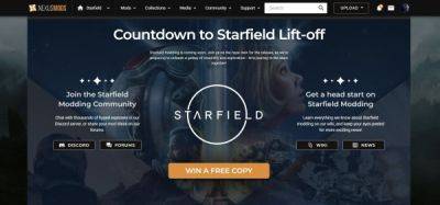 Starfield обзавелась своей страницей на Nexus Mods - playground.ru