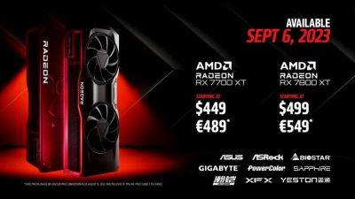 AMD анонсировала видеокарты Radeon RX 7700 XT и Radeon RX 7800 XT - mmo13.ru